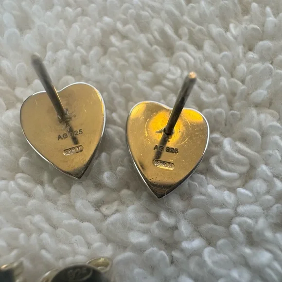 Gucci 925 Trademark heart-shaped earrings. - Picture 5 of 7